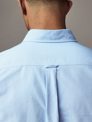 Синий для покрытия - BOSS Button-Down Regular-Fit 100% Cotton Shirt - Изображение 4 из 6