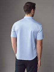 BOSS Blue Regular Fit Motion Oxford 100% Cotton Shirt - Image 2 of 4