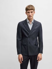 BOSS слім фіт Micro Pattern Стрейчевий куртка - Image 1 of 1