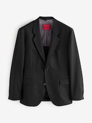 HUGO Black Hugo Wool Blend Suit Jacket - Image 5 of 5