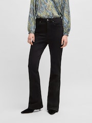 BOSS Black Stretch Denim Boot Cut Denim Jeans - Image 1 of 3