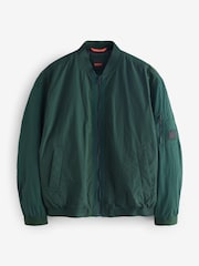BOSS Green Logo Badge Water-Repellent Bomber Jacket - Image 1 of 1