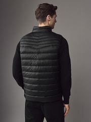 BOSS Black Water Repellent Lightweight Gilet - Image 2 of 4