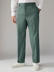HUGO Green Hugo Wool Blend Stretch Trousers - Image 1 of 4