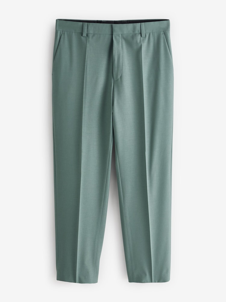 HUGO Green Hugo Wool Blend Stretch Trousers - Image 4 of 4