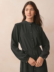 BOSS Black Belted Deborah Georgette Dress - Image 3 of 4