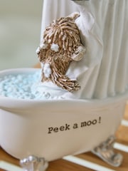 Natural Hamish the Highland Cow Bathroom Bath Ornament - Image 2 of 3