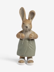 Natural Rosie Rabbit Flossing Bathroom Ornament - Image 1 of 1