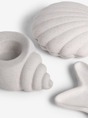 Set of 3 Natural Tealight Holder, Trinket Tray And Storage Dish Shell Ornaments - Image 2 of 2