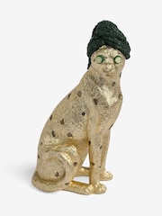 Gold Cheetah Hair Wrap Ornament - Image 4 of 4