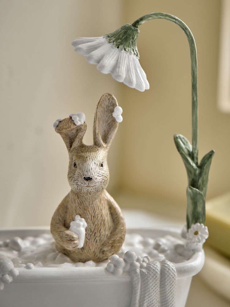 Pink Rosie Rabbit Spa Bath Ornaments - Image 2 of 3