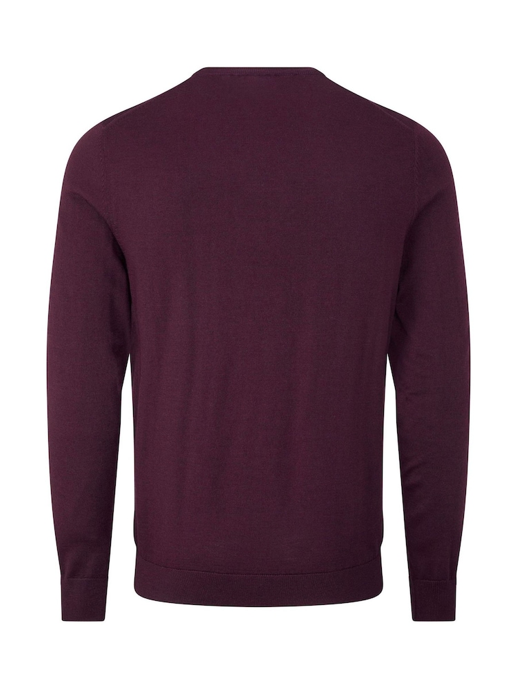 Skopes Red Alex Merino Blend Crewneck Sweater - Image 5 of 5