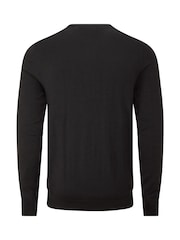 Skopes Black Alex Merino Blend Crewneck Sweater - Image 5 of 5