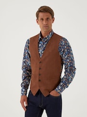 Skopes Ginger Brown Camplin Waistcoat - Image 1 of 4