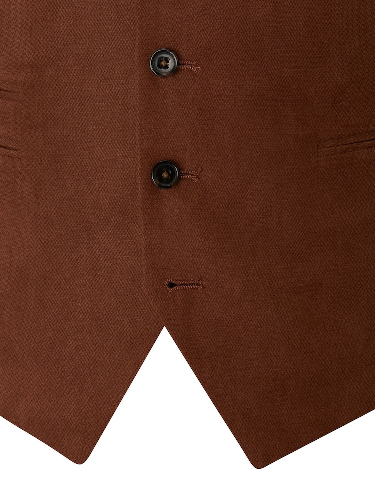 Skopes Ginger Brown Camplin Waistcoat - Image 4 of 4