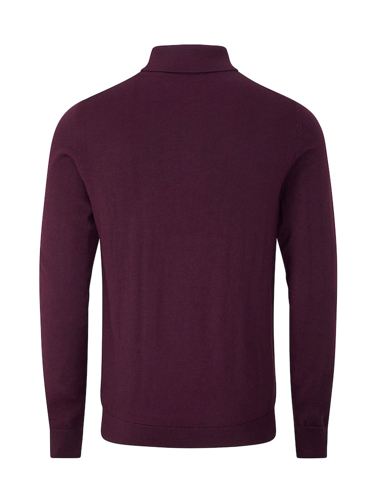 Skopes Claret Red Brad Polo Jumper - Image 5 of 5