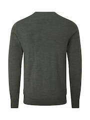 Skopes Green Alex Merino Blend Crewneck Sweater - Image 5 of 5