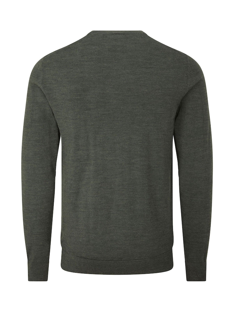 Skopes Green Alex Merino Blend Crewneck Sweater - Image 5 of 5