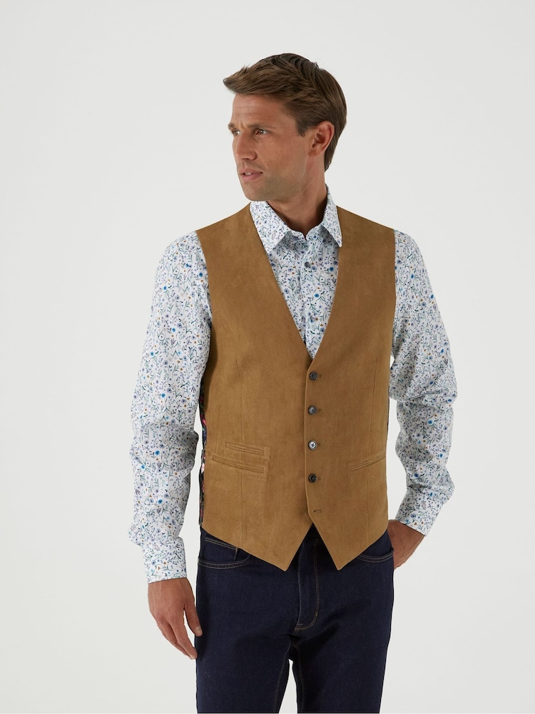 Skopes Brown Camplin Waistcoat - Image 1 of 4