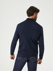 Skopes Blue Miles Merino Blend Quarter Zip Sweater - Image 2 of 5