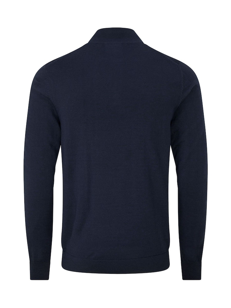 Skopes Blue Miles Merino Blend Quarter Zip Sweater - Image 5 of 5