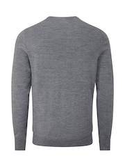 Skopes Grey Alex Merino Blend Crewneck Sweater - Image 5 of 5