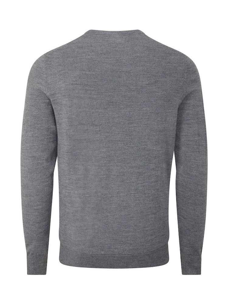 Skopes Grey Alex Merino Blend Crewneck Sweater - Image 5 of 5