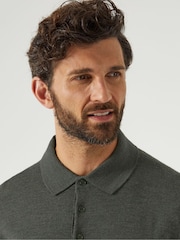 Skopes Moss Green Brad Polo Jumper - Image 3 of 5