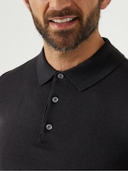 Skopes Black Brad Polo Jumper - Image 3 of 5