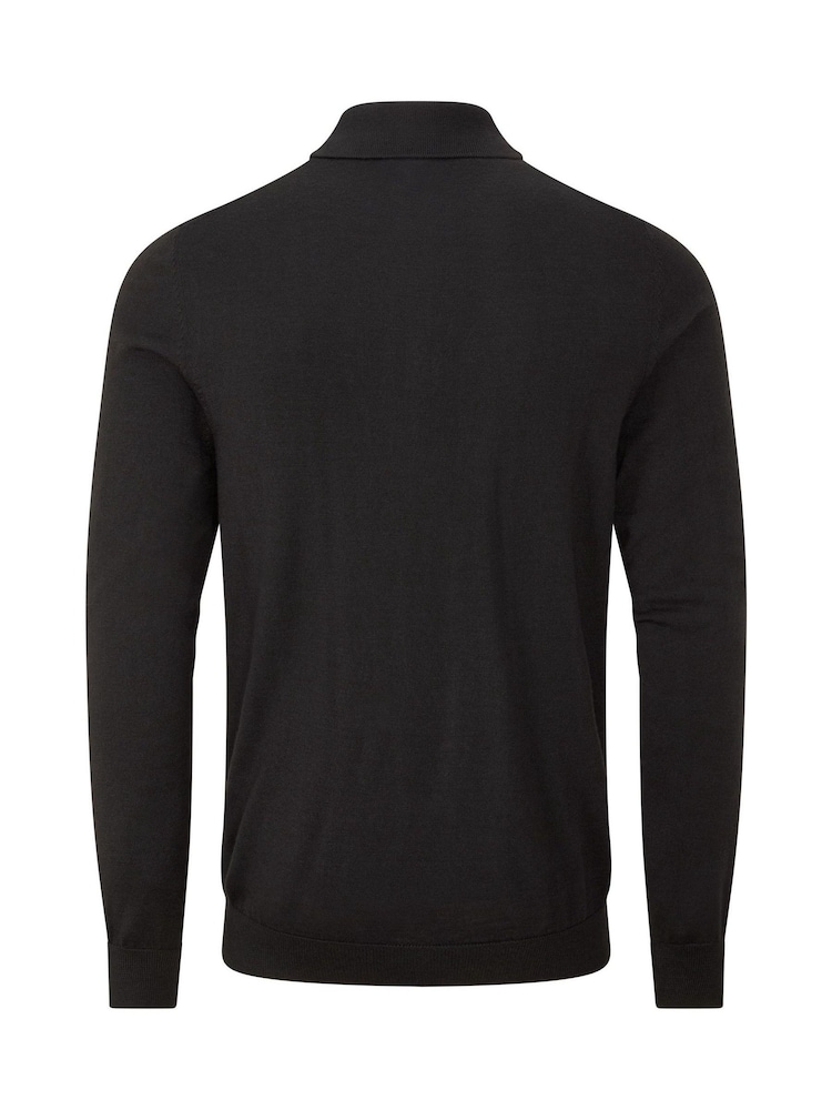 Skopes Black Brad Polo Jumper - Image 5 of 5