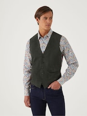 Skopes Olive Green Camplin Waistcoat - Image 1 of 4