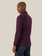 Skopes Red Miles Merino Blend Quarter Zip Sweater - Image 2 of 5