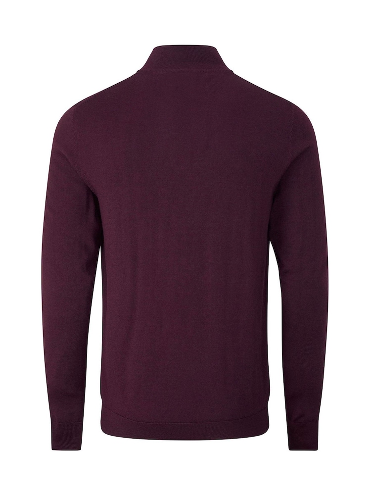 Skopes Red Miles Merino Blend Quarter Zip Sweater - Image 5 of 5