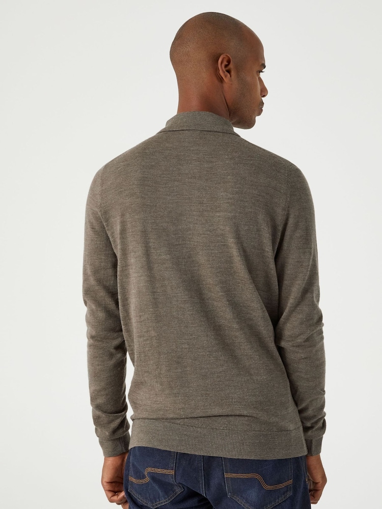 Skopes Brown Brad Polo Jumper - Image 2 of 5