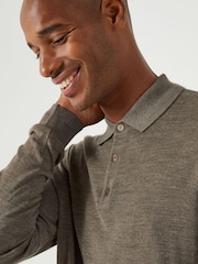 Skopes Brown Brad Polo Jumper - Image 3 of 5
