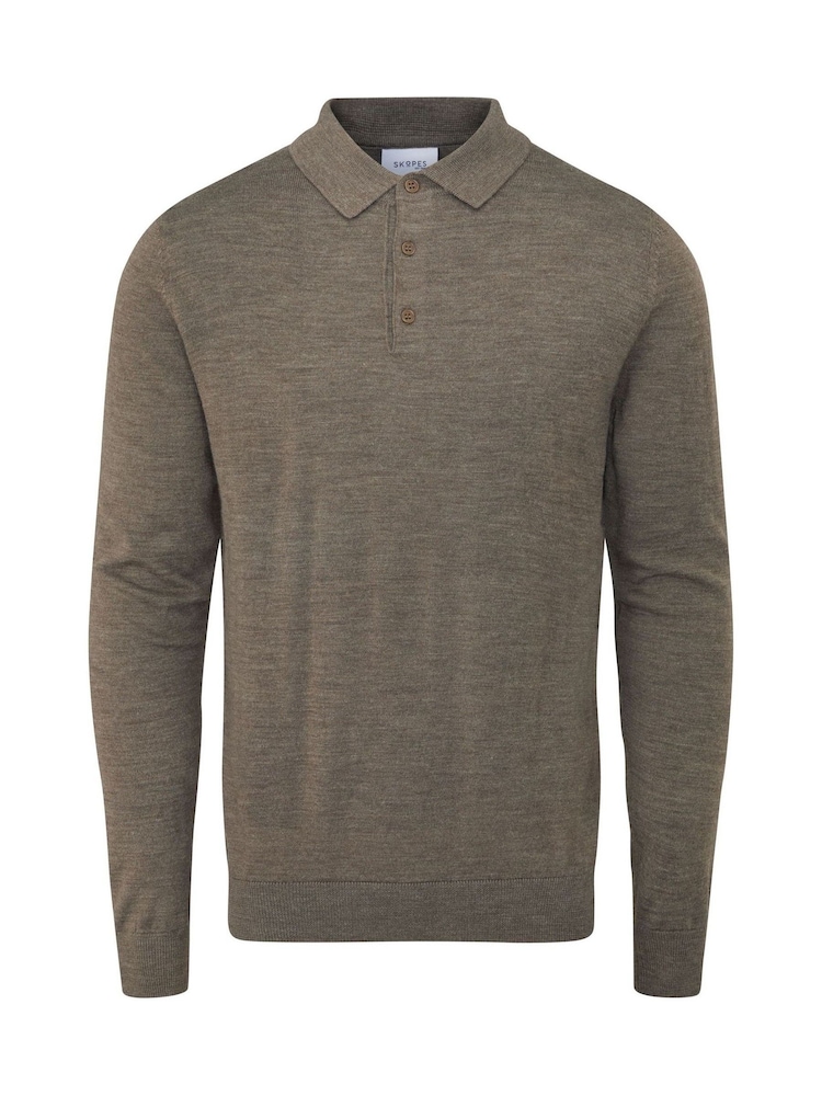 Skopes Brown Brad Polo Jumper - Image 4 of 5
