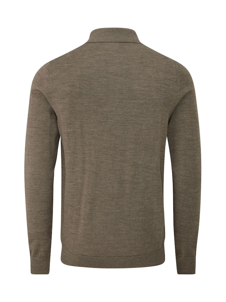 Skopes Brown Brad Polo Jumper - Image 5 of 5