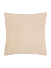 Furn Natural Autumn Pumpkins Embroidered Faux Fur Fibre Cushion - Image 4 of 5