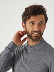 Skopes Grey Brad Polo Jumper - Image 3 of 5