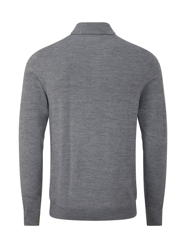 Skopes Grey Brad Polo Jumper - Image 5 of 5