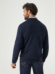 Skopes Blue Alex Merino Blend Crewneck Sweater - Image 2 of 5