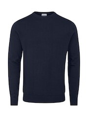 Skopes Blue Alex Merino Blend Crewneck Sweater - Image 4 of 5