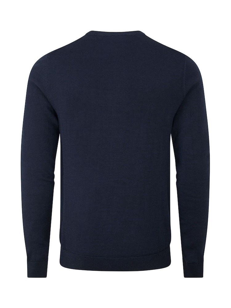 Skopes Blue Alex Merino Blend Crewneck Sweater - Image 5 of 5