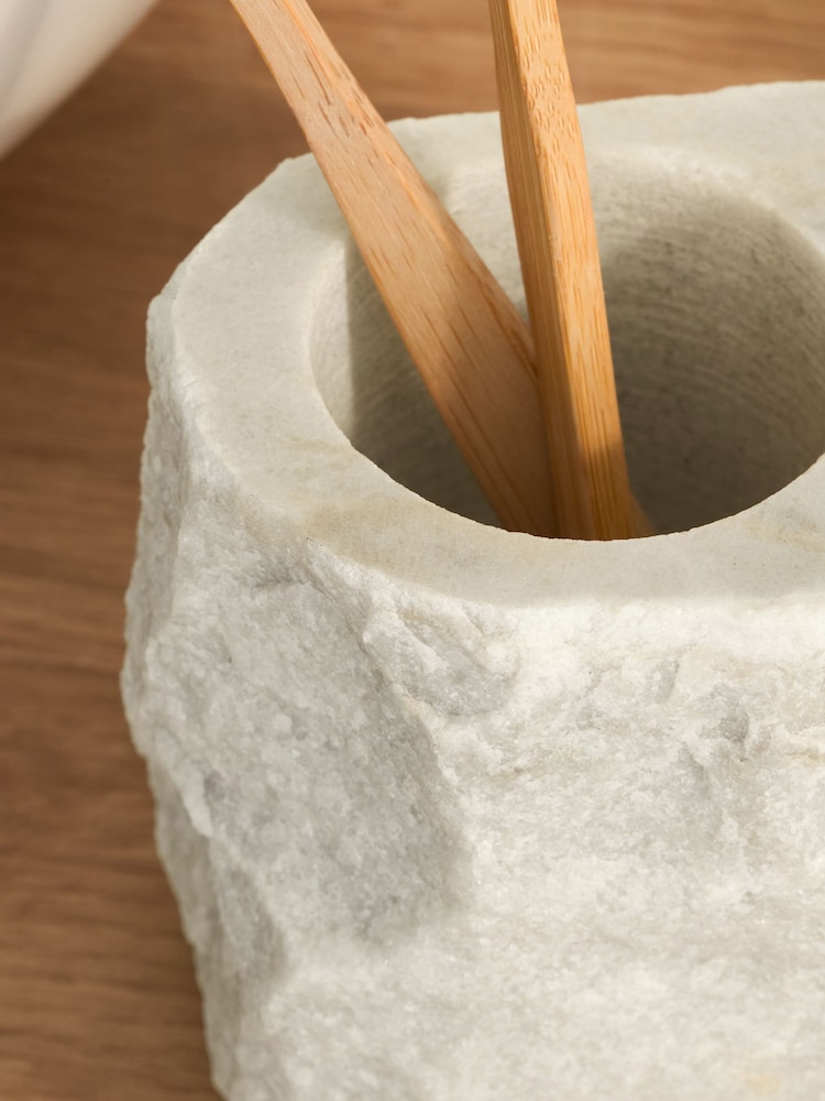 Marble Toothbrush Tidy - صورة 2 من 2