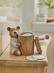 Natural Bertie Bear Spa Storage Jar - Image 2 of 3