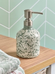 Floral Print Soap Dispenser - Imagem 1 de 3
