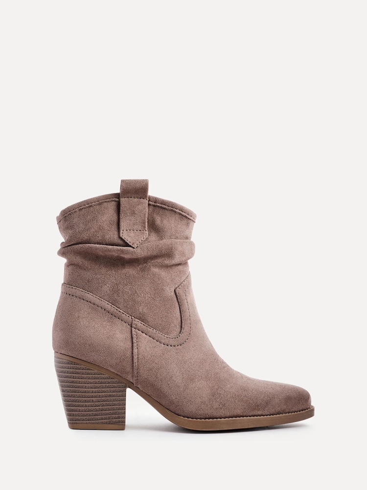 Linzi Brown Carter Cowboy Ankle Boots - Image 2 of 5
