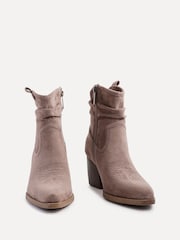 Linzi Brown Carter Cowboy Ankle Boots - Image 3 of 5