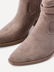 Linzi Brown Carter Cowboy Ankle Boots - Image 4 of 5
