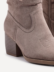Linzi Brown Carter Cowboy Ankle Boots - Image 5 of 5